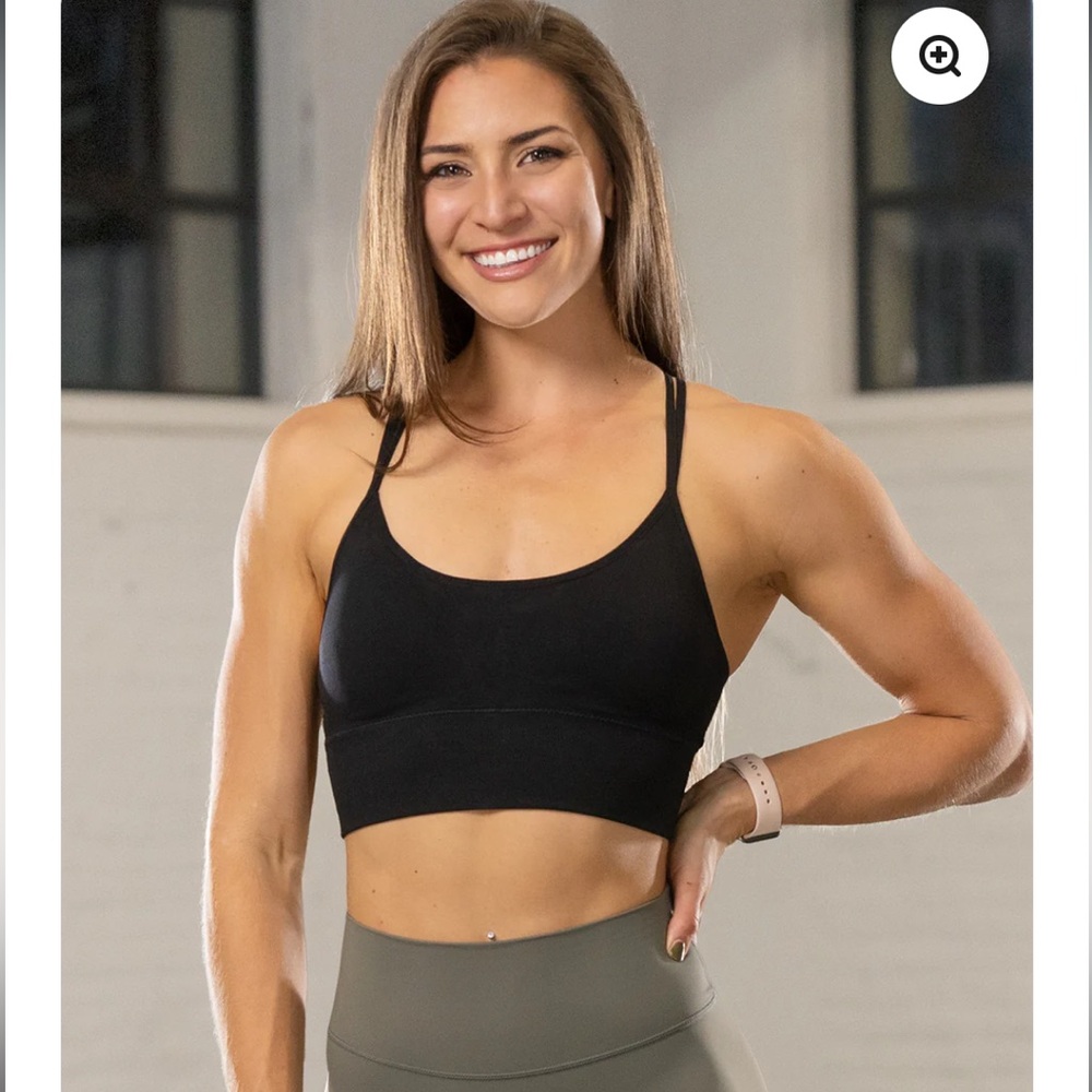 Black Synergy Seamless Sport Bra Violatethedresscode NWT